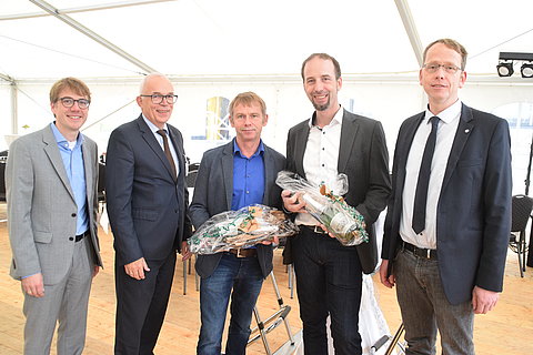 Unternehmerfrühstück bei Günther Wensing Gruppenfoto Unternehmerfrühstück bei Günther Wensing