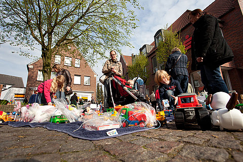 Flohmarkt in Stadtlohn Flohmarktstand in Stadtlohn
